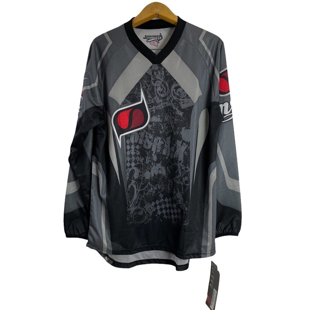 MSR Men's Minor Threat Revolver Motorcross Long Sleeve Jersey Shirt L Large